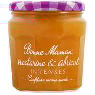 Bonne Maman confiture nectarine abricot intense 335g