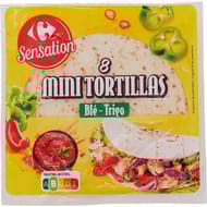 Carrefour sensation mini 8 tortillas de blé 200g