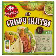 Carrefour sensation kit crispy fajitas 530g