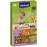 Vitrakraft Kräcker Trio Fruits/Miel/Pop lapins nain 168g