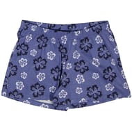 Short nuit femme BLEU AOP FLEURS T50/52