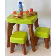 Table pic nic + 2 tabouret