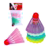 6 volants badminton couleur  x-aequo