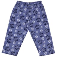Corsaire nuit femme BLEU AOP FLEURS T42/44