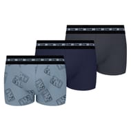 Lot de 3 boxers garçon coton stretch Dim AM5 BLEU 16 ANS