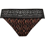 Slip brésilien ligne Irrésistible Well FAUVE T36