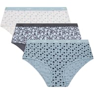 Lot de 3 shorties Les Pockets Coton Stretch Dim B3S LOT SUNDAY BLOOM 36\38