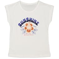 Tee shirt sans manches BLANC 5 ANS