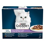 Gourmet perle duos viandes poissons 12 x 85g