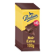 Poulain noir extra 6x100g-600g