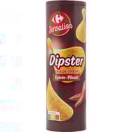 Carrefour sensation chips tuiles épicées 170g