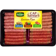 Assortiment saucisses fines 3 saveurs 23g x20