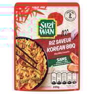 Suzi wan riz micro ondable saveur korean bbq 220g
