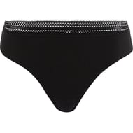 Lot de 2 slips midi Invisible Coton Sans Complexe IYI NOIR/NOIR 46/48