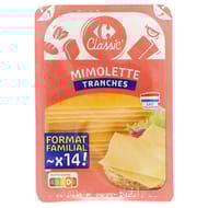Carrefour classic' mimolette 14 tranches 350g