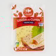 Carrefour Classic' Gouda au cumin en tranches 200g