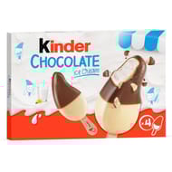 Kinder 4 bâtonnets saveur lait et chocolat au lait 152g