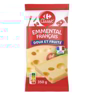 Carrefour Classic' emmental français bloc 350g