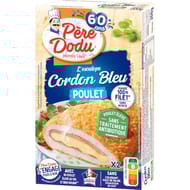 Père Dodu escalope cordon bleu de poulet sans antibiotique 2x100g