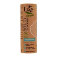 Carrefour soft déodorant solide bio 50g