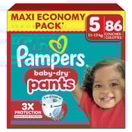 Pampers baby dry pants couches culottes 5 maxi x86