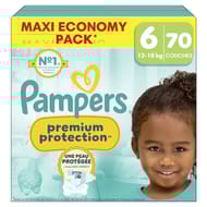 Pampers premium protection couches t6-13/18 9kg x70