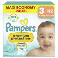 Pampers premium protection maxi couches t3 6-10 kg x112