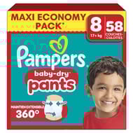 Pampers baby dry pants maxi t8 x58