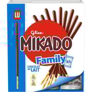 Lu mikado box format familial chocolat au lait 300g