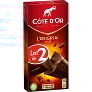 Côte d'or chocolat noir 2x200-400g