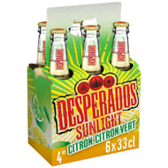 Desperados sunlight citron vert 6x33cl 4%vol