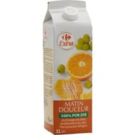 Carrefour extra jus de fruits orange clémentine raisin 1l