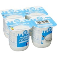 Carrefour classic yaourt nature 4x125g