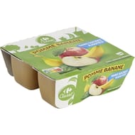 Carrefour classic dessert de fruits à la banane ssa 4x100g