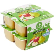 Carrefour classic compote pomme poire 8x100g