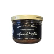 Saveurs du colombier terrine au piment d'espelette 180g