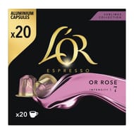 Espresso café en capsules or rose x20 (intensité 7) - 104g