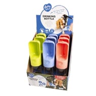 Duvoplus bouteille de voyage pour chien 450 ml - couleurs mélangés 28,5x6,5x6,5