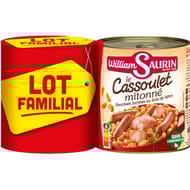 William Saurin cassoulet 840g x2 lot familial