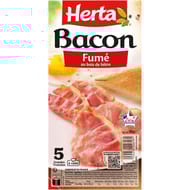 Herta bacon fumé 5 tranches 100 g