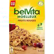Lu belvita gâteau moelleux fruits rouges 250g