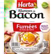 Herta allumettes de bacon fumées 2x100g