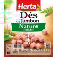 Herta dés de jambon barquette sécable 2x75g