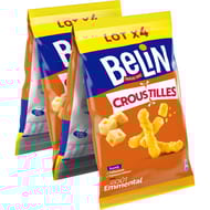 Belin croustilles goût emmental 4x138g