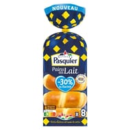 Brioche Pasquier 8 pains au lait -30% de sucres 280g