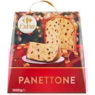 Carrefour extra panettone raisins secs et zestes d'orange confites 1kg