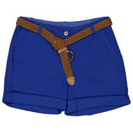 Short toile femme BLEU T38