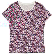 Tee shirt manches courtes femme AOP FLEURI T50\52