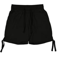 Short microfibre uni femme NOIR T50/52