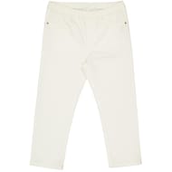 Jegging 3/4 denim femme BLANC T48